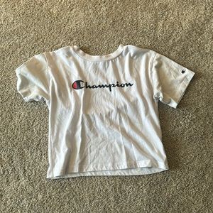 champion cropped tee